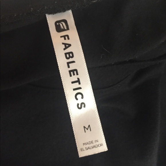 Fabletics Black Workout Tank Medium - Picture 7 of 8